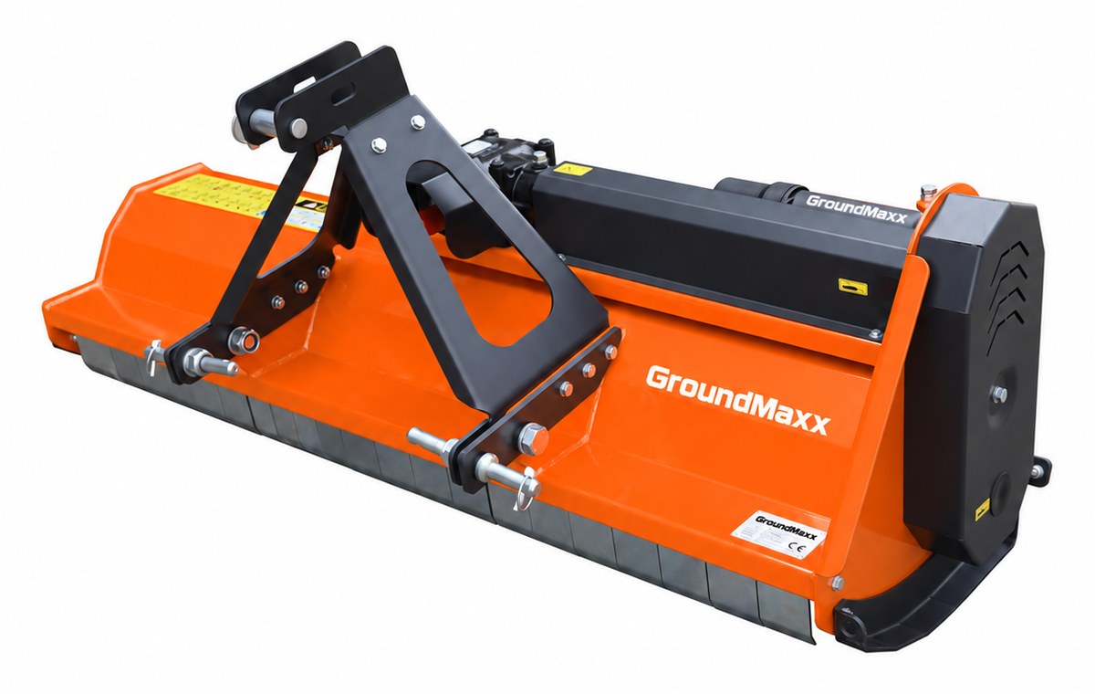 GroundMaxx LFS53 flail mower, full side profile